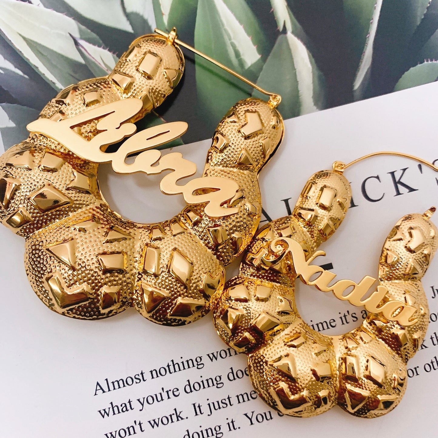Door Knockers Earrings, Custom Hoop Earrings, Old School Hoops