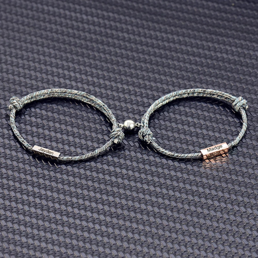 Engraved Distance Bracelets - Package Two