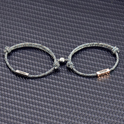 Engraved Distance Bracelets - Package Two